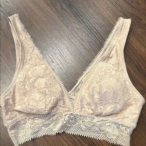 Aerie Lace Bralette in nude